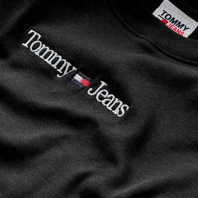 T-shirt Damski TOMMY JEANS Logo DW0DW14364 Czarny