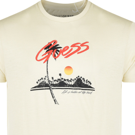 T-shirt GUESS Surfer Life Tee M2GI08 J1311 Beżowy