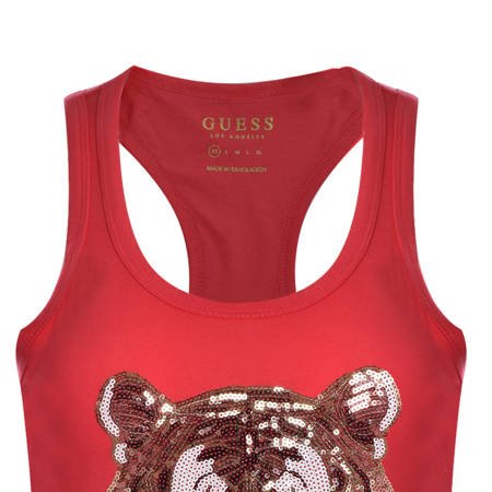 Top Damski GUESS Tank M0GI76 I3Z00 Czerwony