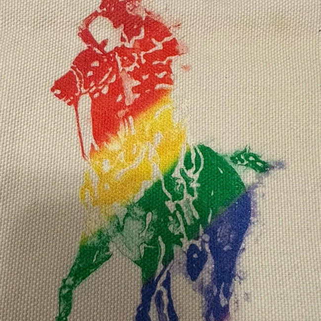 Torba POLO RALPH LAUREN Rainbow Big Pony 405757155