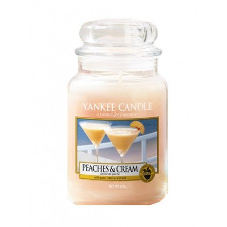 Yankee Candle Świeca w Słoiku Peaches & Cream