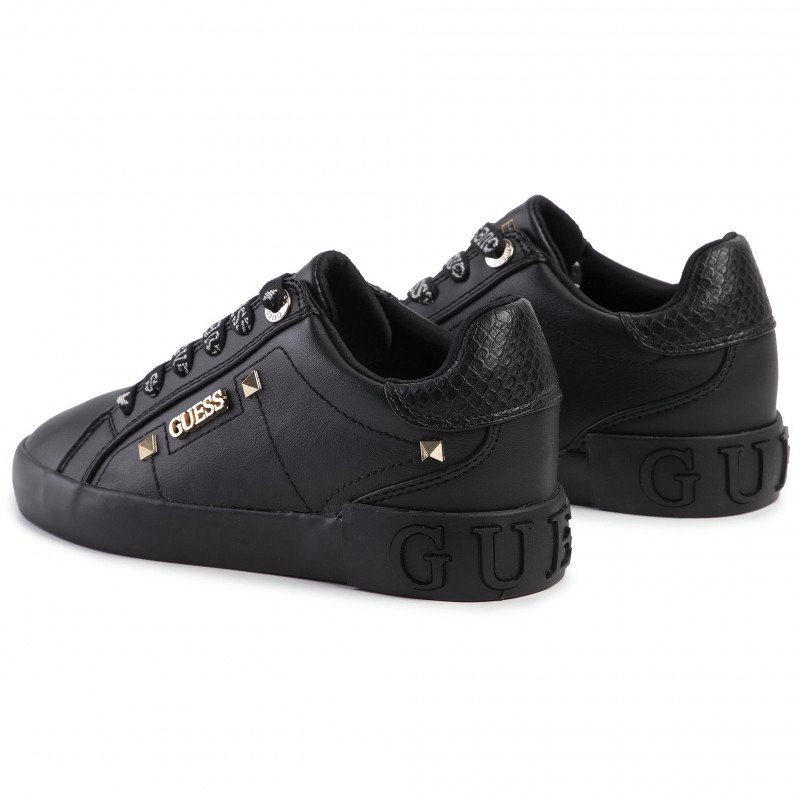  Sneakersy Damskie GUESS Puxly FL5PUX LEA12 BLACK