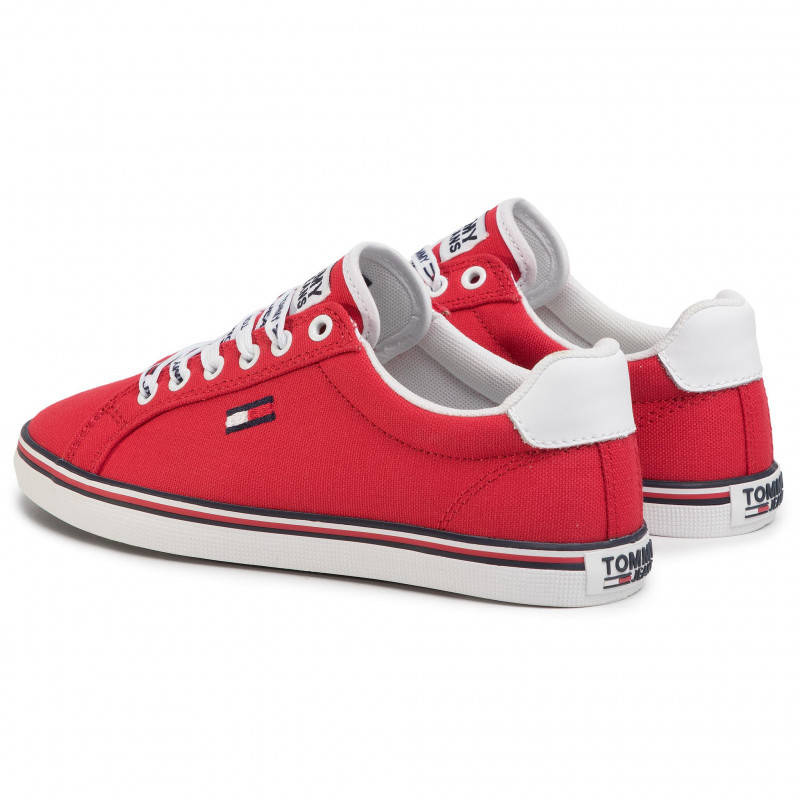  Tenisówki TOMMY JEANS Essential Lace EN0EN00786