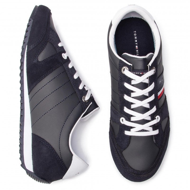 BUTY TOMMY HILFIGER CZARNE RUNNER FM0FM02045 403