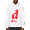 Bluza Męska DIESEL DI1210062-A11 Biała