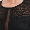 Bluzka GUESS Mesh Knit Shirt With Lace W81P78K6NS0
