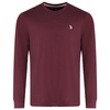 Longsleeve U.S. POLO ASSN. 11C022 98826 Bordowy