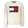 Sweter Męski TOMMY JEANS Flag DM0DM17762 Biały