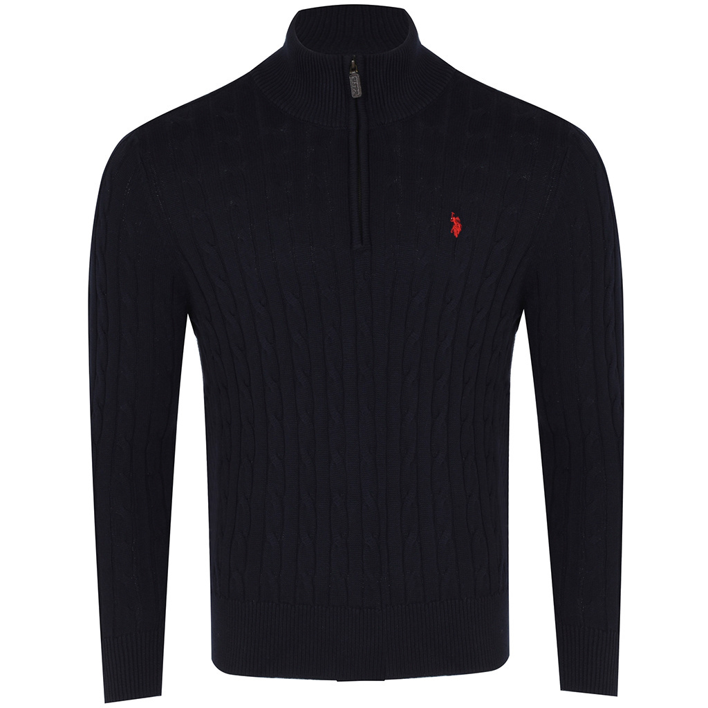 Sweter Męski U.S. POLO ASSN. WP23 KT410 Granatowy