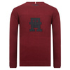 Sweter TOMMY HILFIGER Crew Neck MW0MW33085 Bordowy