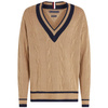 Sweter TOMMY HILFIGER MW0MW31012 Brązowy