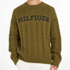 Sweter TOMMY HILFIGER Oversize MW0MW33082 Zielony