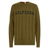 Sweter TOMMY HILFIGER Oversize MW0MW33082 Zielony