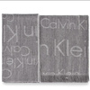 Szal CALVIN KLEIN Logo 2 Scarf K50K501349 Szary