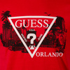 T-Shirt Męski GUESS Logo M1YP59 KAR40 Czerwony