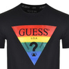 T-shirt Męski GUESS Logo M0BI99 J1300 Czarny 