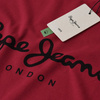 T-shirt Męski PEPE JEANS Oldwive PM508942 Malinowy