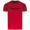 T-shirt Męski PEPE JEANS Oldwive PM508942 Malinowy