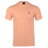 T-shirt Męski U.S. POLO ASSN. US16467 Brzoskwiniowy